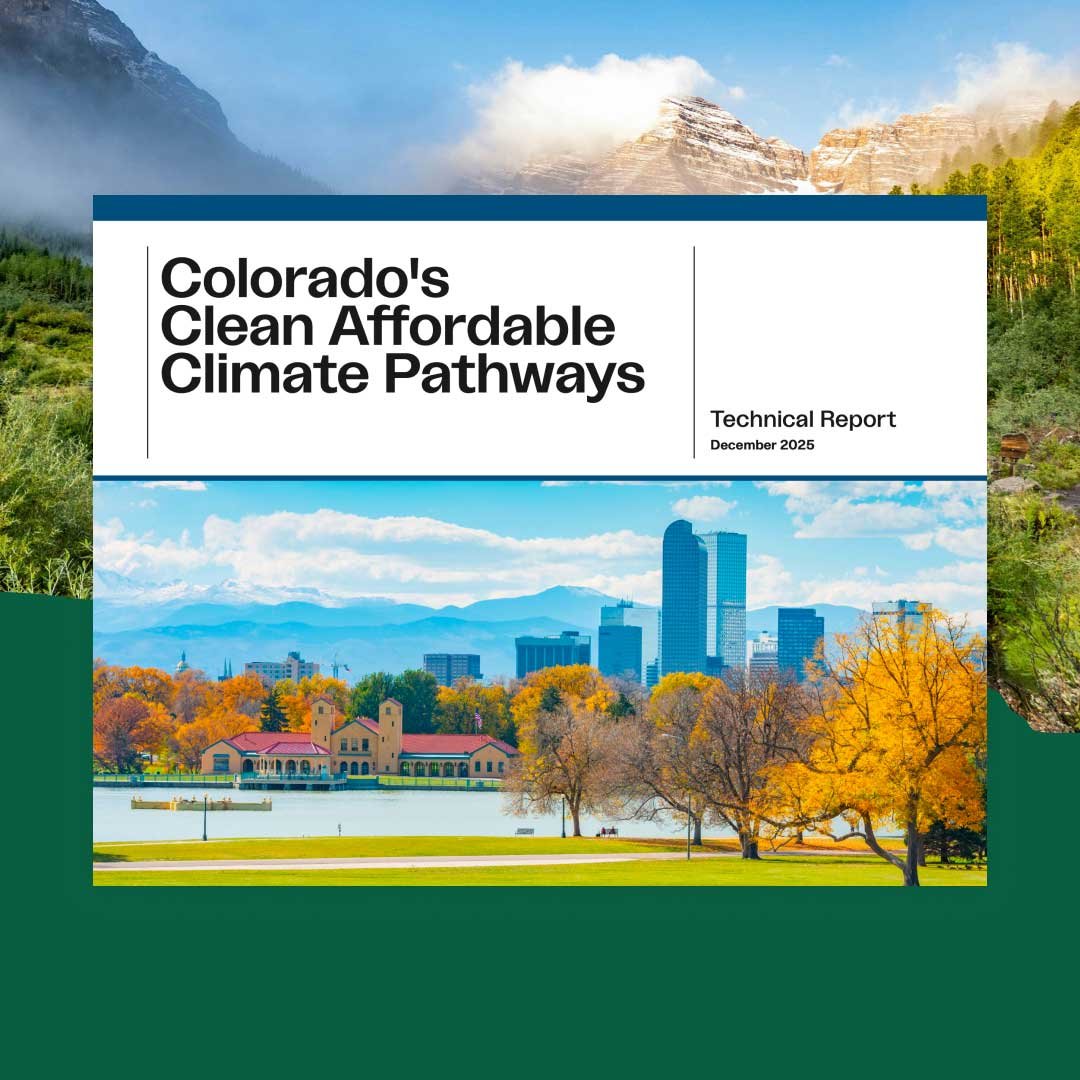 Cover of Colorado's Clean Affordable Climate Pathways Technical Report
